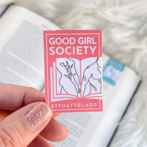 SMUT Magnetic Bookmark, STFUATTDLAGG, Spicy Bookmark, Good Girl Society, Bookish Gift, Gift for Book Lover, Good Girl magnetic Bookmark