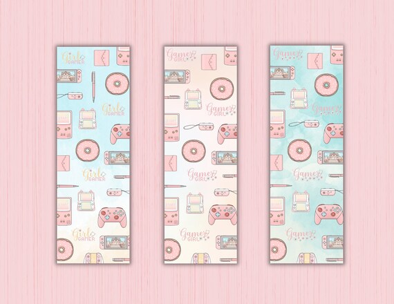 Kids bookmarks Gamer bookmark Printable Bookmarks Digital | Etsy