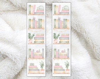 Book tracker bookmark, Reading log, Bookshelf bookmark,  Bookish gift, Gifts for book lovers, Student gifts, stocking stuffer, booktok