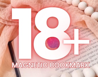 18+ Magnetic Bookmark, SMUT Bookmark, Funny Bookmark, bookish gift, SMUT gifts, Bookish Bachelorette, Funny Bookish Gifts, Wiener bookmark