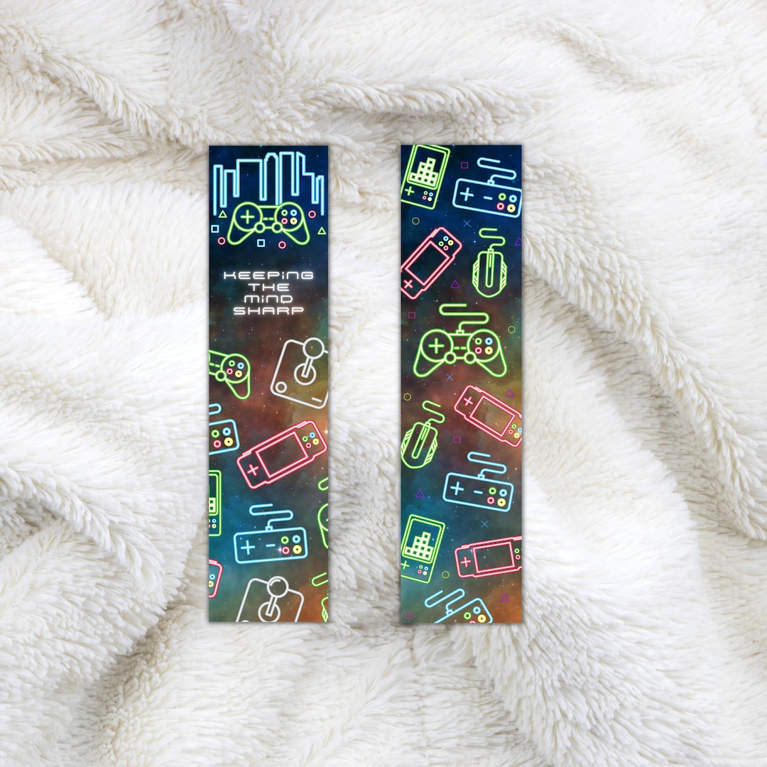 Gamer Bookmark, Kids Bookmark, Boy Gamer, Bookmarks for Boys, Boy