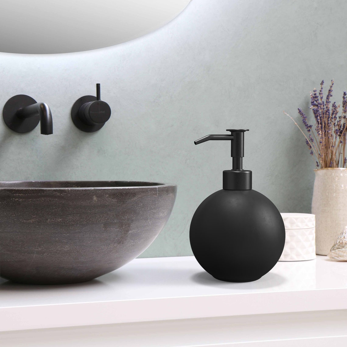 Matte Black Soap Dispenser Premium Soap Dispenser for Etsy