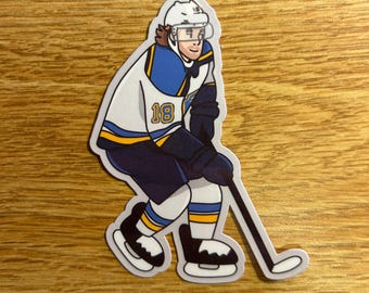 Robert Thomas Sticker | St. Louis Blues | Water Resistant