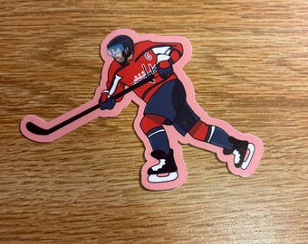 Alex Ovechkin Sticker | Washington Capitals | Water Resistant
