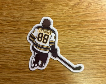 David Pastrnak Aufkleber | Boston Bruins | Wasserfest