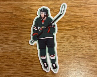 Quinn Hughes Sticker | Minnesota Wild | Water Resistant
