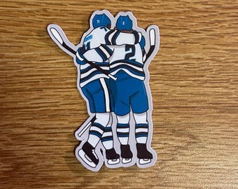 Adesivo Macklin Celebrini e Will Smith | San Jose Sharks | Resistente à água