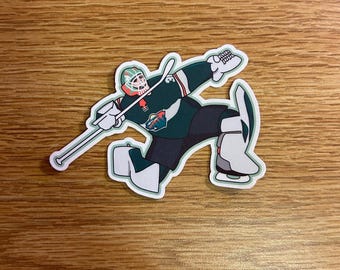 Jesper Wallstedt Sticker | Minnesota Wild | Water Resistant