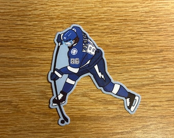 Nikita Kucherov Sticker | Tampa Bay Lightning | Water Resistant