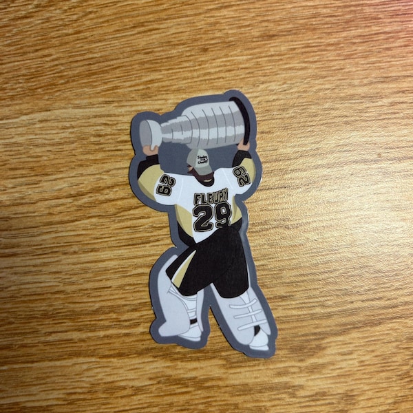 Marc Andre Fleury-sticker | Pittsburgh-pinguïns | Waterbestendig