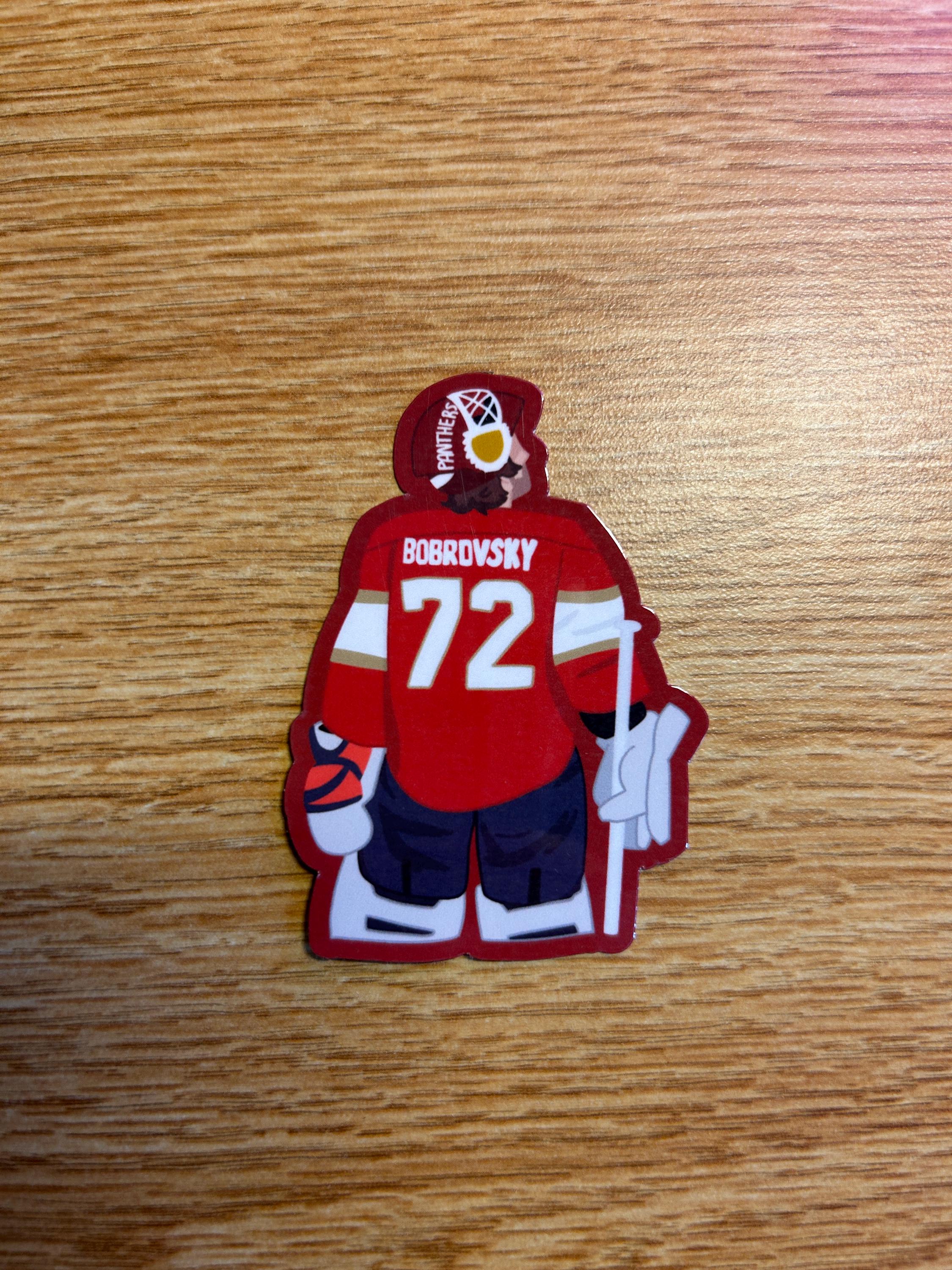 Discover Sergei Bobrovsky Sticker Florida Panthers Water Resistant