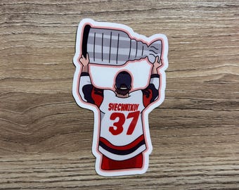 Andrei Svechnikov Stanley Cup Sticker | Carolina Hurricanes | Water Resistant