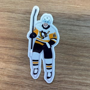 Sidney Crosby Sticker | Pittsburgh Penguins | Water Resistant, Glossy