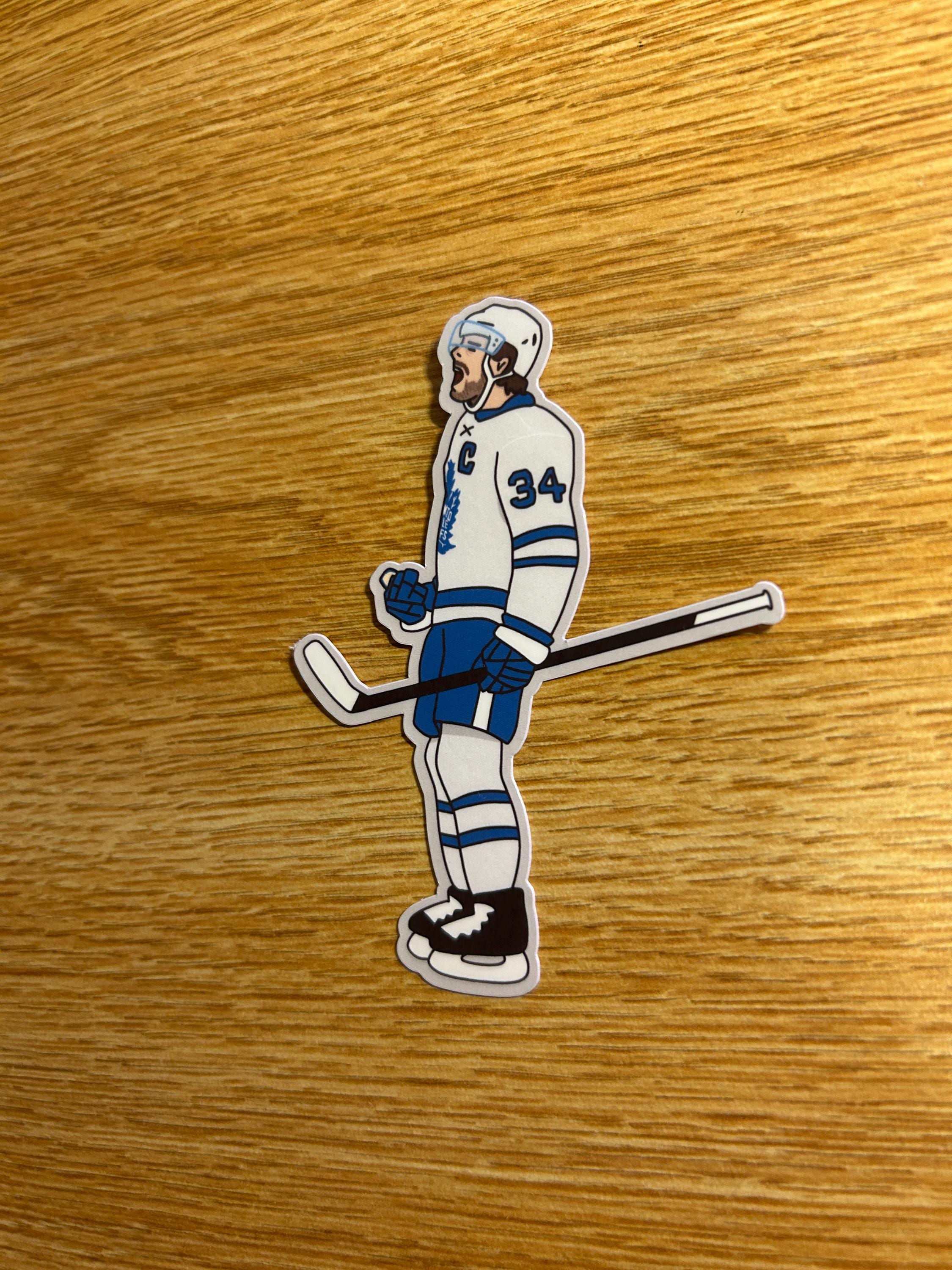 Discover Auston Matthews Sticker Toronto Maple Leafs Water Resistant