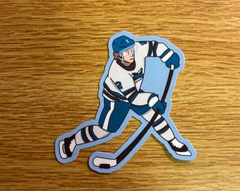 Adesivo do Will Smith | San Jose Sharks | Resistente à água