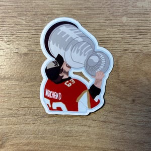 Adesivo della Stanley Cup di Brad Marchand / Florida Panthers / Impermeabile