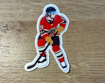 Connor Bedard Sticker | Chicago Blackhawks | Water Resistant
