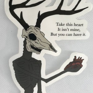 Wendigo’s valentine (vinyl sticker)