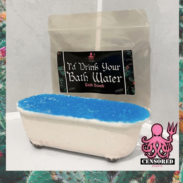 I'd Drink your Bath Water Rainbow Bath Bomb Bath Tub Saltburn Scene Movie Funny Prank Gift Girlfriend Boyfriend Husband Wife Gift Present