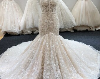 Mermaid Wedding Dress Etsy