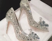 Cinderella Inspired Glass Slippers Pumps Heels