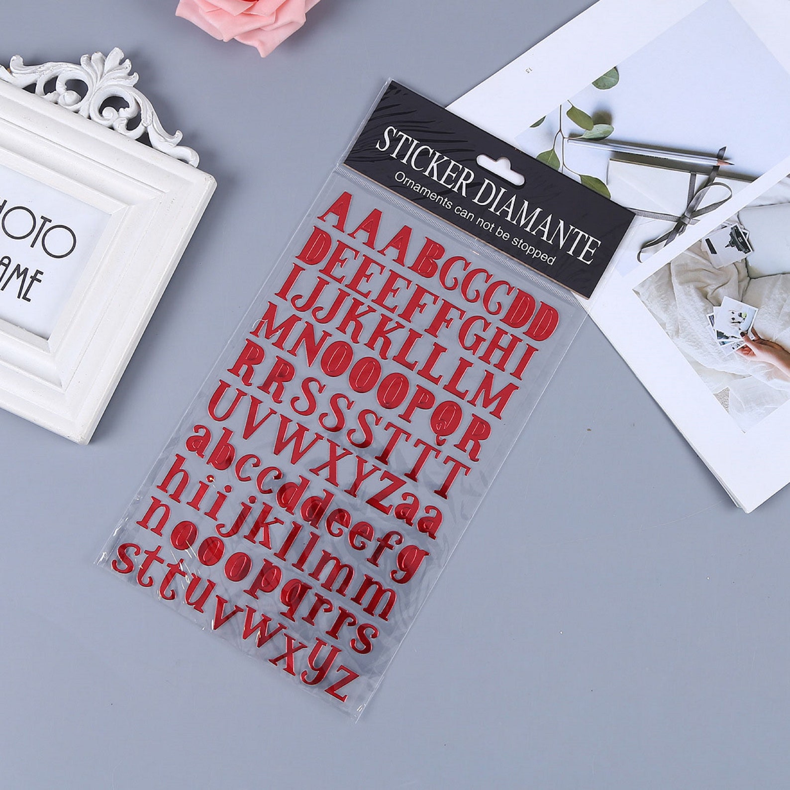 Letters Stickers 26 Alphabet Mini Letters Kids Gift DIY Etsy