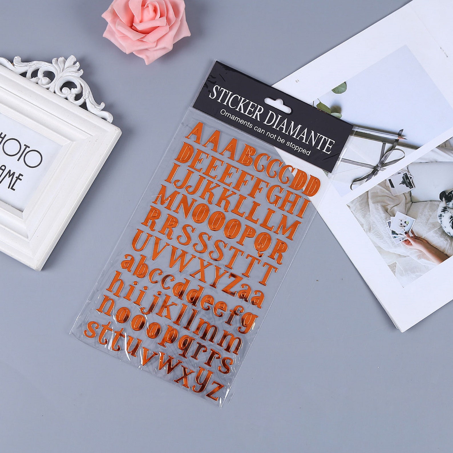 Letters Stickers 26 Alphabet Mini Letters Kids Gift DIY Etsy