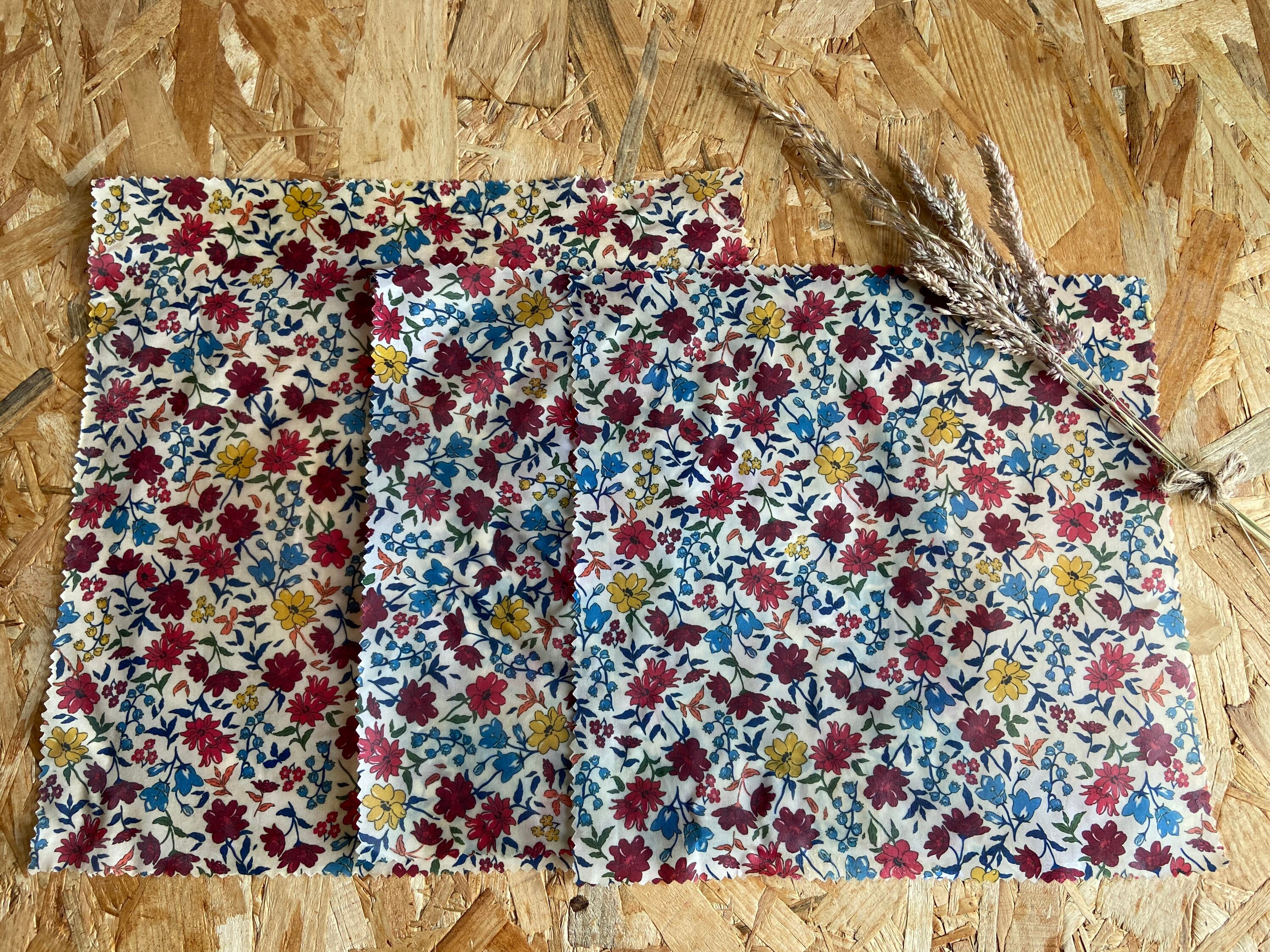 Bee's Wraps/Emballages Alimentaires Fleuris à L'unité ou Lot