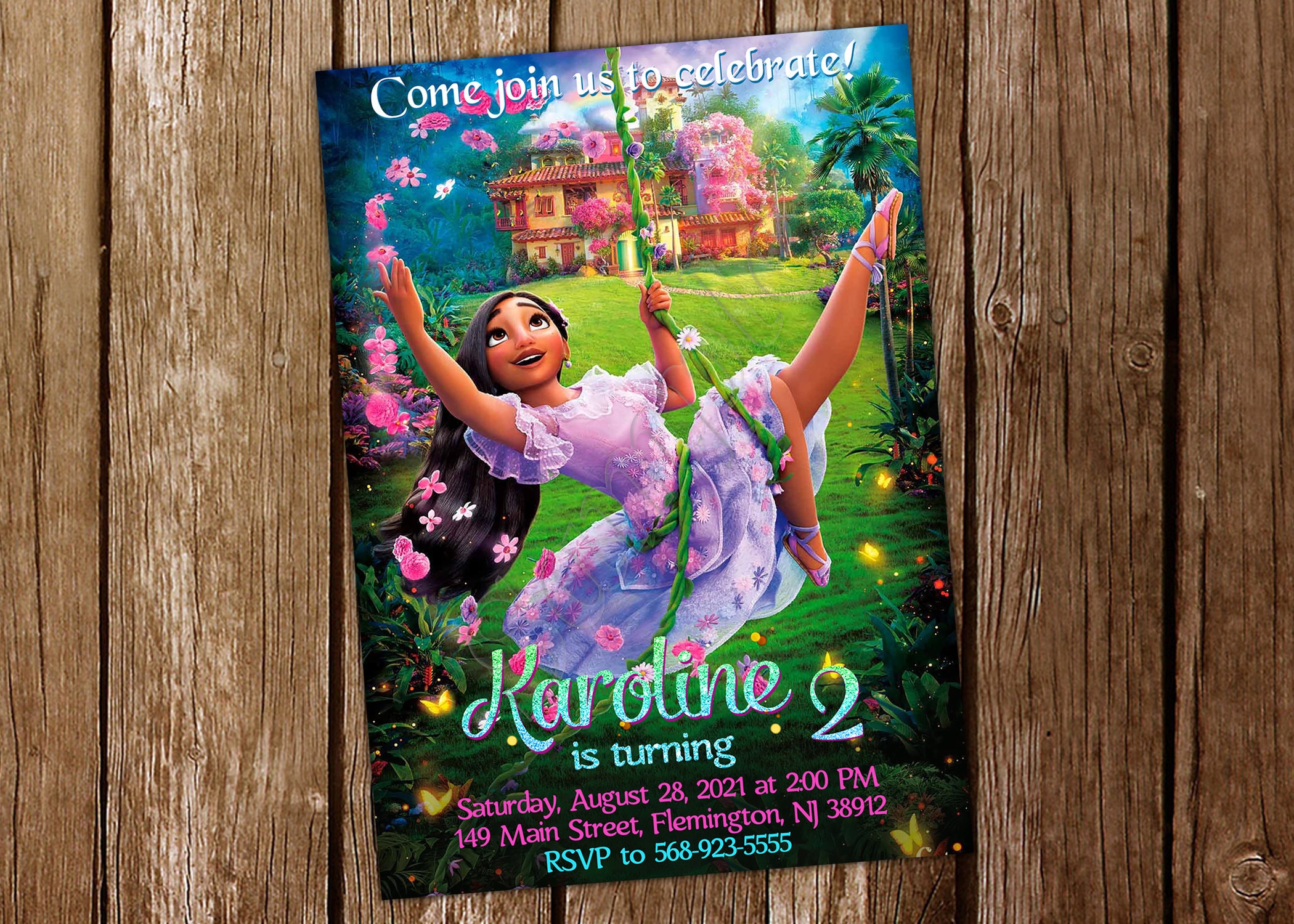 Encanto Invitation Mirabel Invitation Encanto Birthday Encanto Etsy