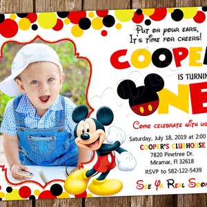Invito di Topolino Invito di Topolino Compleanno di Topolino Compleanno di Topolino Festa di Topolino Festa di Topolino Invito di Topolino