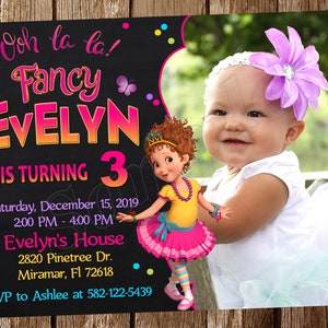 Convite Fancy Nancy Convite Fancy Nancy Aniversário Fancy Nancy Convite Fancy Aniversário Convite Fancy Festa