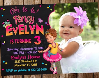 Fancy Nancy Invitation Fancy Invitation Fancy Nancy Birthday Fancy Nancy Invite Fancy Birthday Invitation Fancy Party Invitation