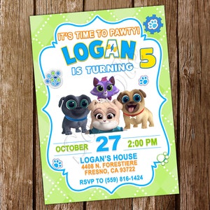 Invitation chiot chien copains Invitation chiot chien anniversaire copains chiot chiot copains chien inviter chiot chien anniversaire Invitation fête de chiot chien