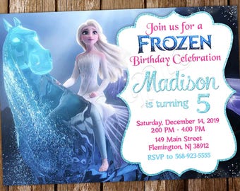 Frozen Invitation Frozen Birthday Invitation Frozen Party Frozen Invites Frozen Digital Printable Card