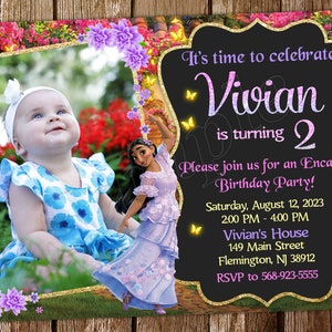 Encanto Invitation Isabel Invitation Encanto Birthday Encanto Invite Encanto Birthday Invitation Encanto Party Invitation