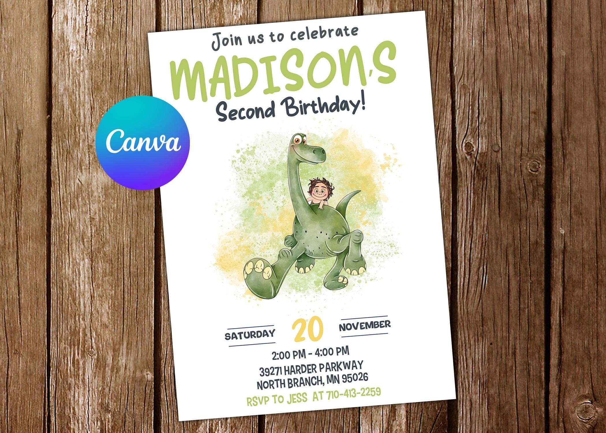 The Good Dinosaur Invitation The Good Dinosaur Birthday Invitation The Good Dinosaur Party The Good Dinosaur Editable Invitation