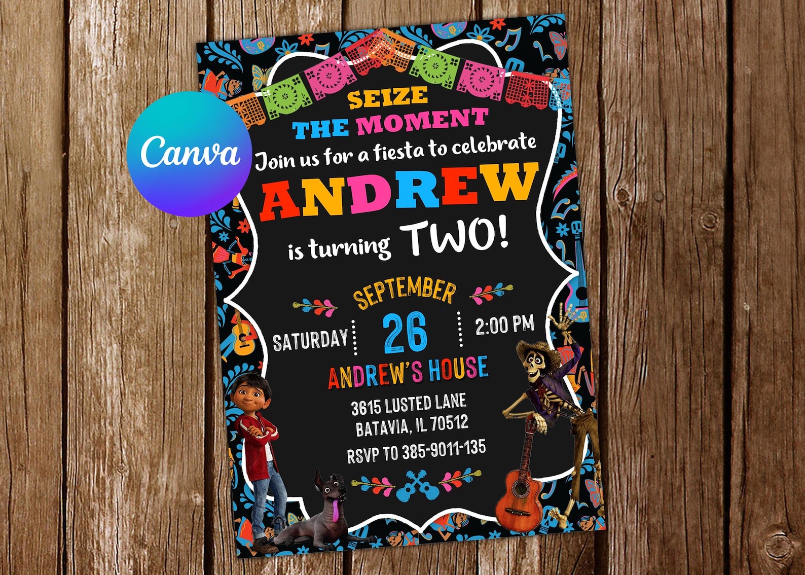 Coco Invitation Coco Birthday Invitation Fiesta Invitation Coco Party ...