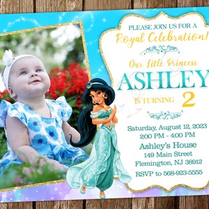 Jasmin Einladung Prinzessin Jasmine Geburtstag Prinzessin Jasmine einladen Prinzessin Jasmine Geburtstagseinladung Prinzessin Jasmine Partyeinladung