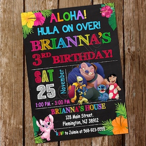 Faire-part Lilo et Stitch Anniversaire Lilo et Stitch Faire-part Lilo et Stitch Faire-part Lilo Faire-part d'anniversaire Lilo Faire-part Lilo