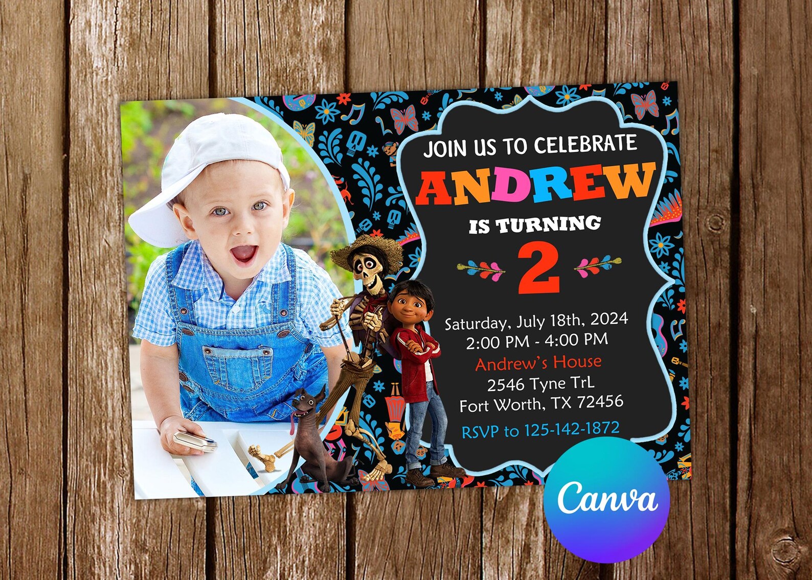Coco Invitation Coco Birthday Invitation Fiesta Invitation Coco Party ...