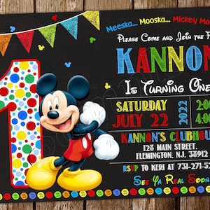 Invito di Topolino Invito di Topolino Compleanno di Topolino Compleanno di Topolino Festa di Topolino Festa di Topolino Invito di Topolino