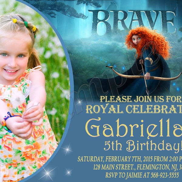 Merida Invite - Etsy
