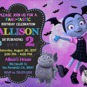 Invitation vampire anniversaire Invitation vampire vampire