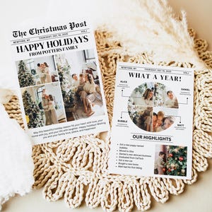 Cartão de feriado editável, foto, cartão de natal, modelo para impressão, cartão de natal personalizado, foto, foto, natal, diy