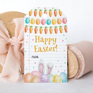 EDITABLE Treat For Someone Sweet Easter Gift Tag, Easter Basket Gift Tag, Easter Treat Tag, School Favor Tag Treat Bags Classroom Favors DIY