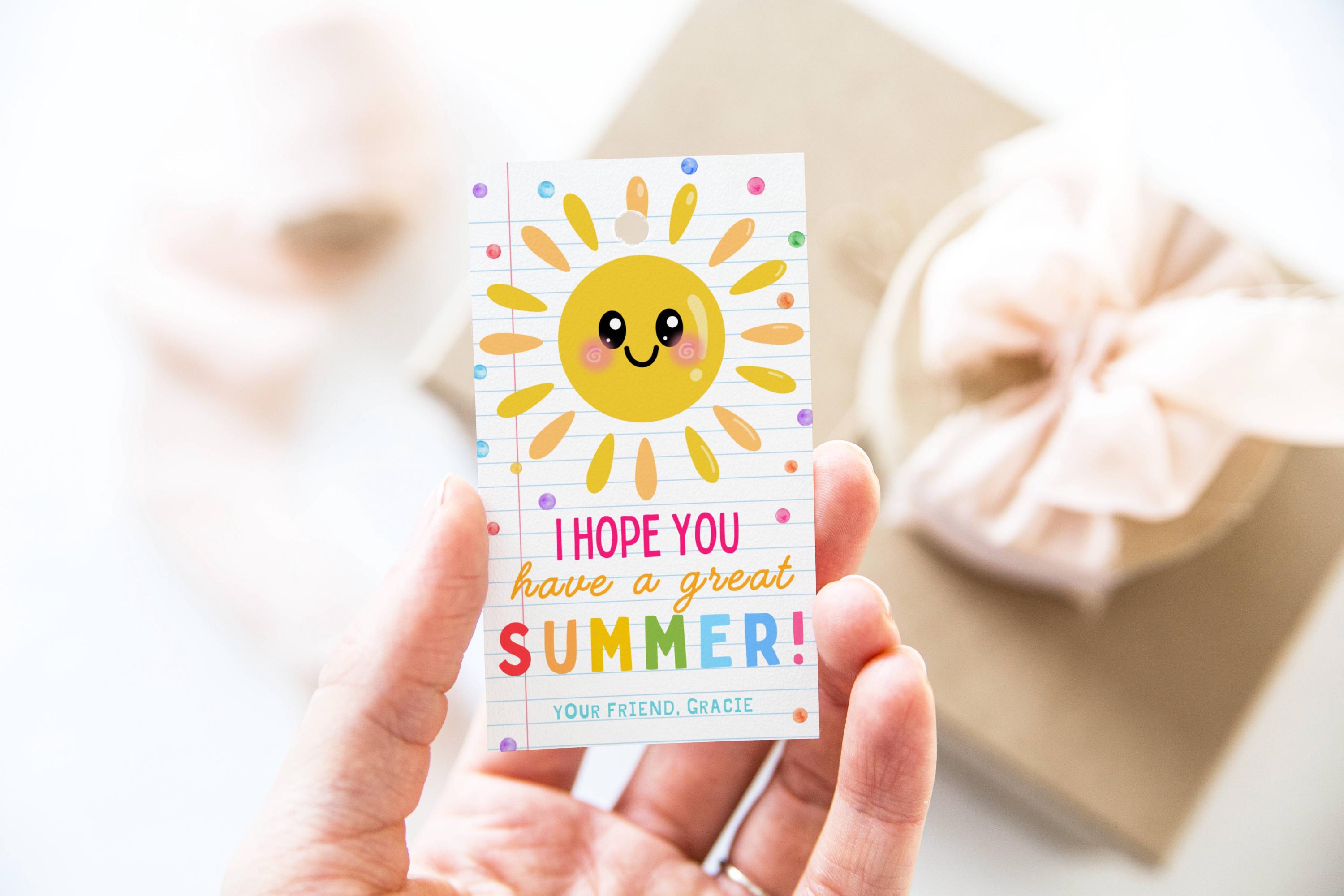 EDITABLE Last Day of School Tag, End of Year Friends Gift Tags, Great ...
