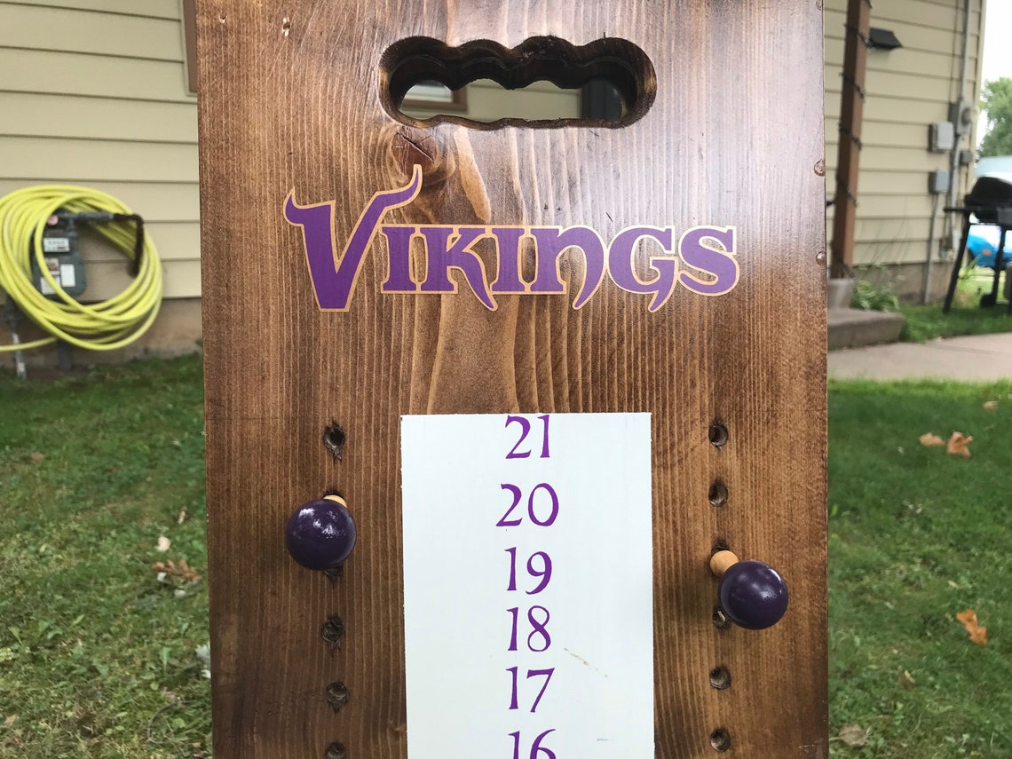 Bean Bag Toss Scoreboard Etsy
