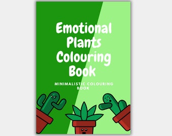 Emotional Plants Colouring Book