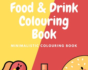 alisartmarkers & Food & Drink Colouring Book ❤️