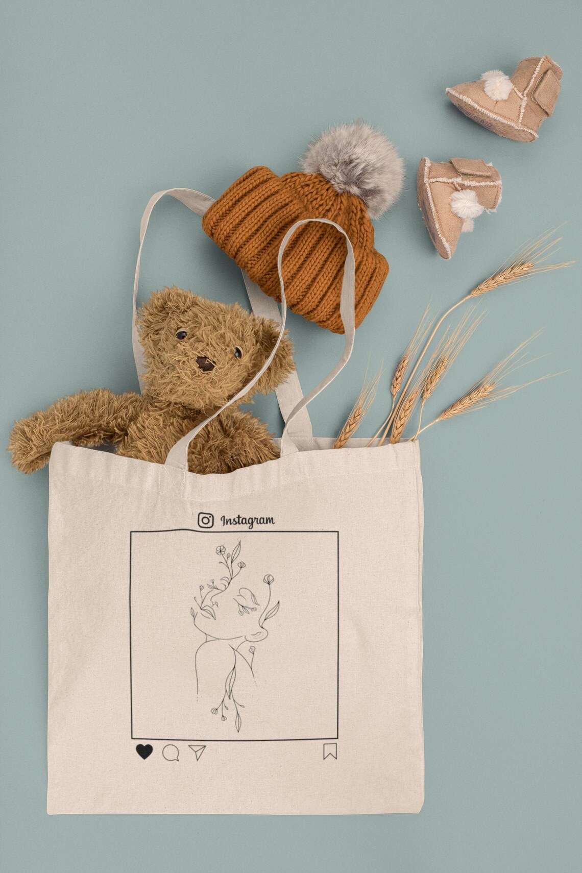 Must haves item Instagram tote bag Canvas tote bag Etsy